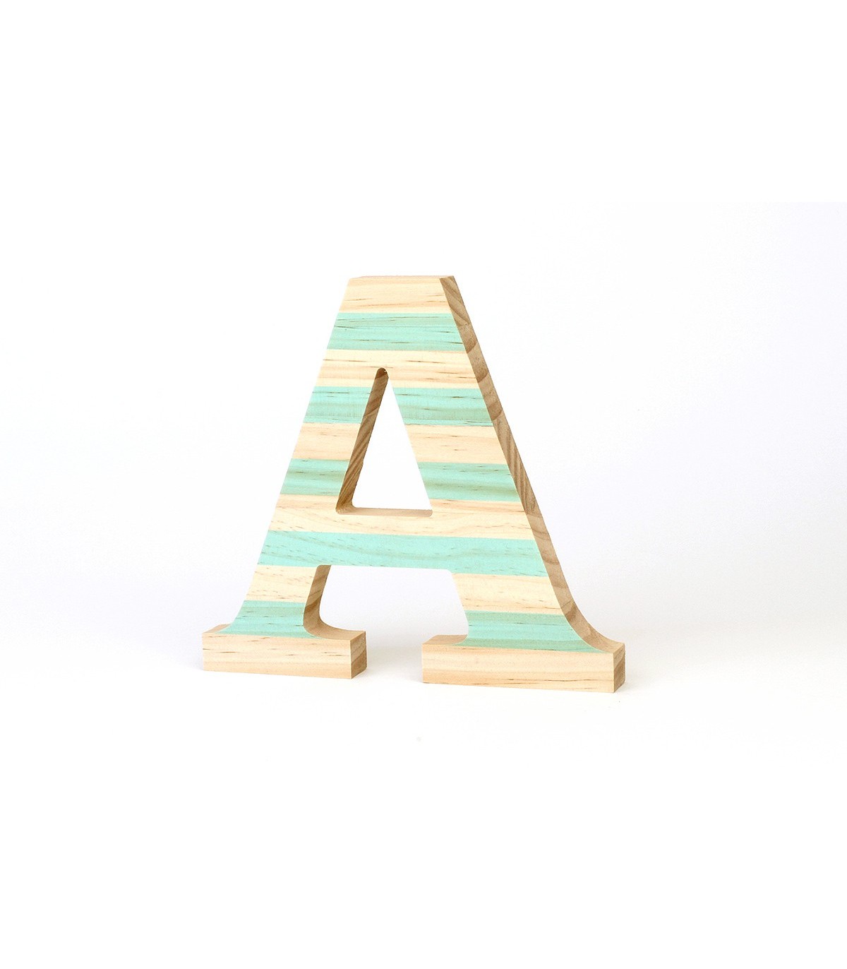 Letras recortadas de madera maciza de pino - Rótulo