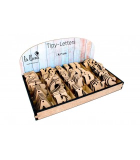 Letras de madera DM 4cm