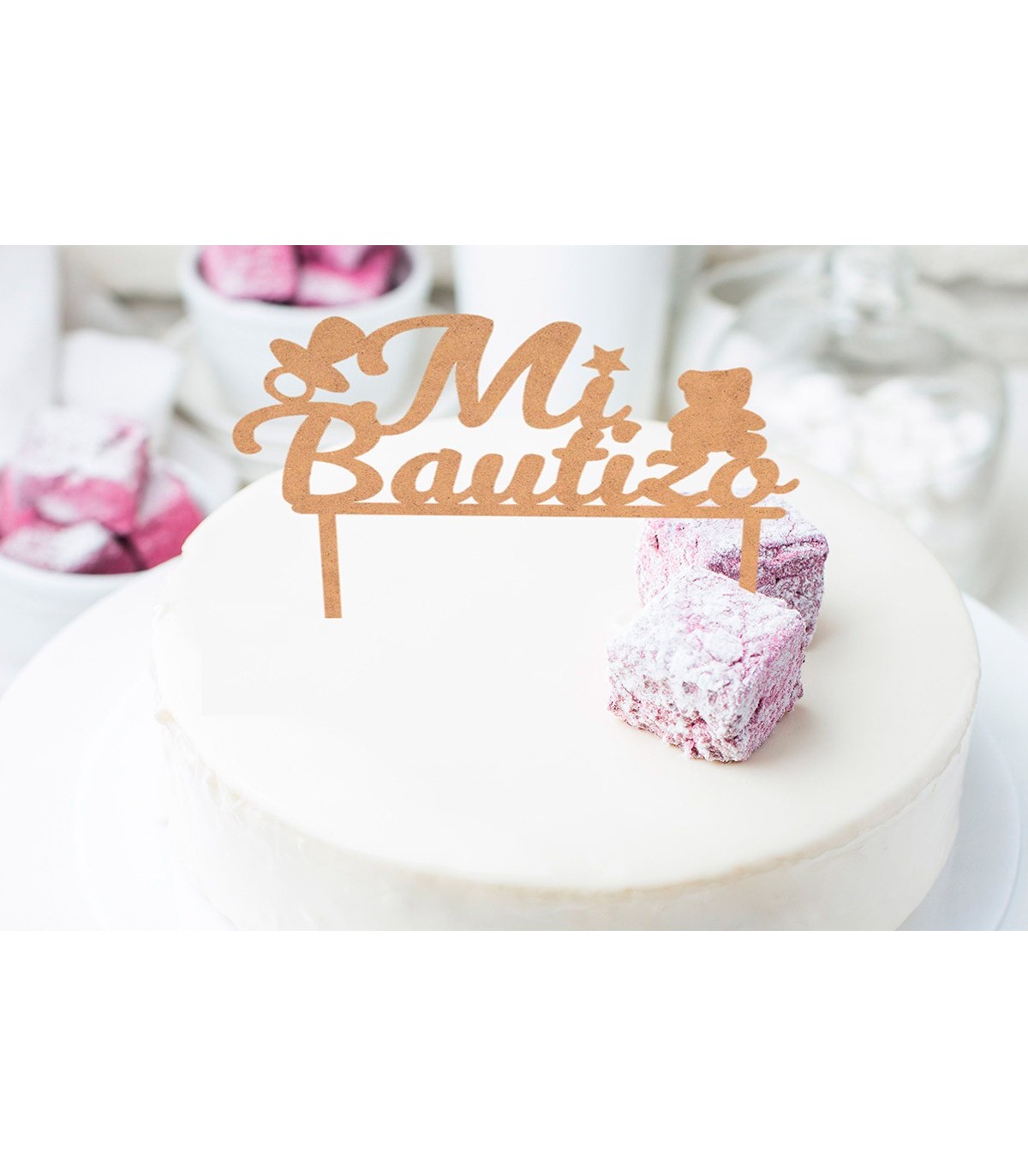 Cake Topper per il Battesimo di