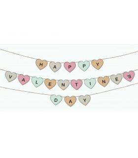 Valentine's Pennants and Garlands