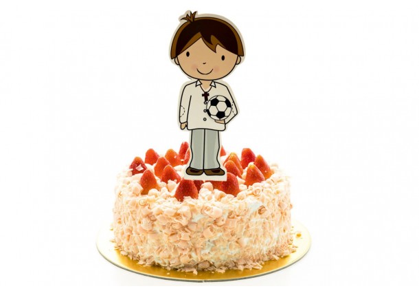 Comprar Figuras de Pastel tarta para Comuniones Niños Fútbol
