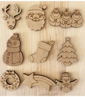 Figuras Scrap Navidad