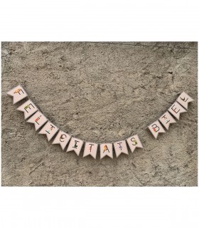 Banderines Cumpleaños Personalizados Patum de Berga
